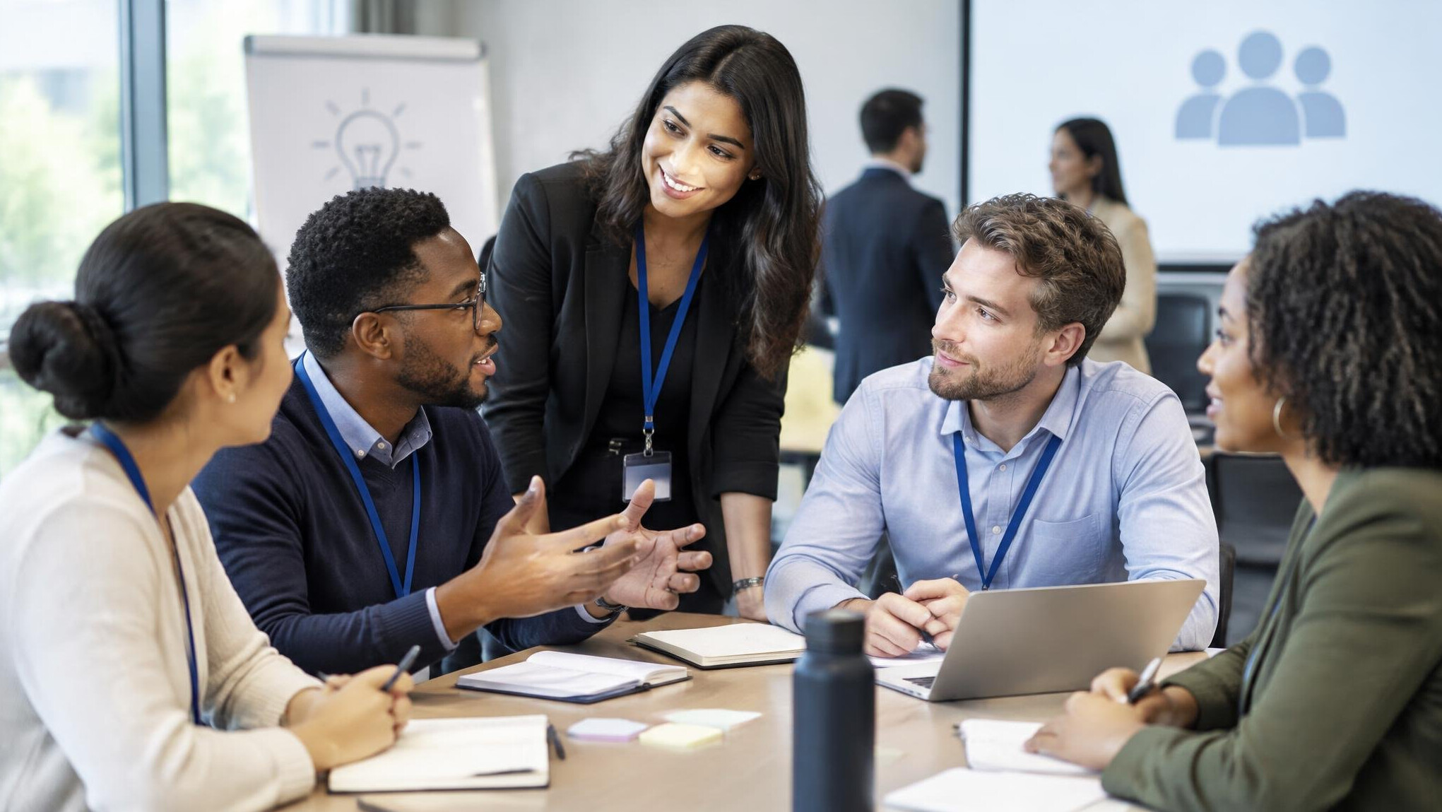 group discussion in training